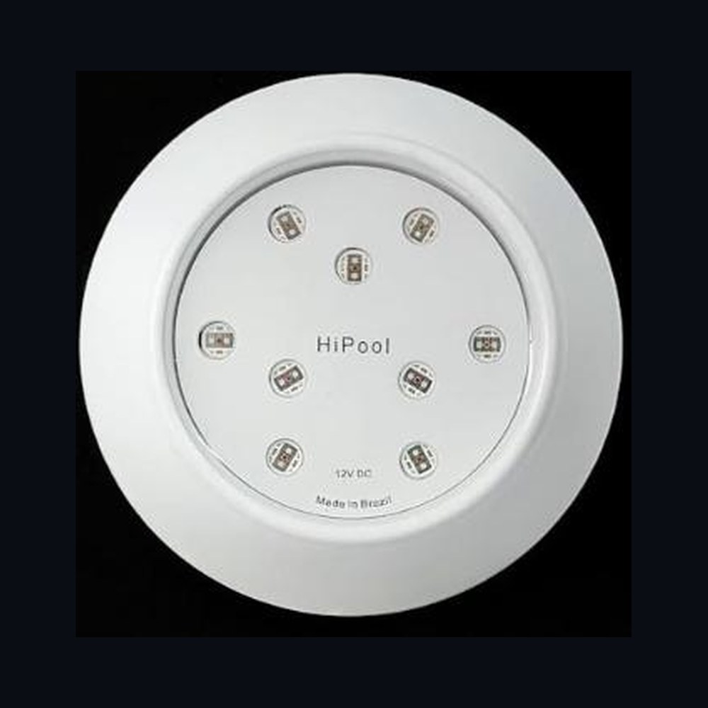 REFLETOR ABS 75MM 9LEDS VERSÕES 6W, 9W e 15W (RGB, AZUL e XENON)